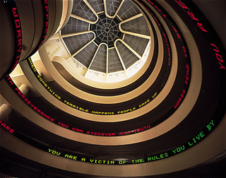 Illustration for article titled Jenny Holzer's Textual Structures